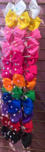 Flower Bead Bows pair